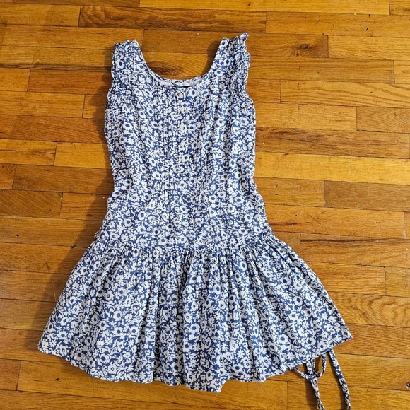 Ralph Lauren Other - Ralph Lauren girls 10 Dress lined comfy cornflower blue cream